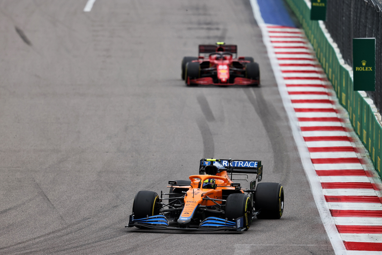 GP RUSSIA, Lando Norris (GBR) McLaren MCL35M.
26.09.2021. Formula 1 World Championship, Rd 15, Russian Grand Prix, Sochi Autodrom, Sochi, Russia, Gara Day.
- www.xpbimages.com, EMail: requests@xpbimages.com © Copyright: Moy / XPB Images