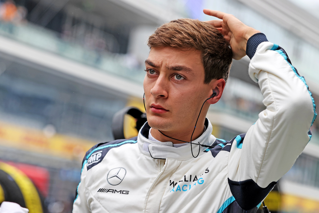 GP RUSSIA, George Russell (GBR) Williams Racing on the grid.
26.09.2021. Formula 1 World Championship, Rd 15, Russian Grand Prix, Sochi Autodrom, Sochi, Russia, Gara Day.
- www.xpbimages.com, EMail: requests@xpbimages.com © Copyright: Moy / XPB Images