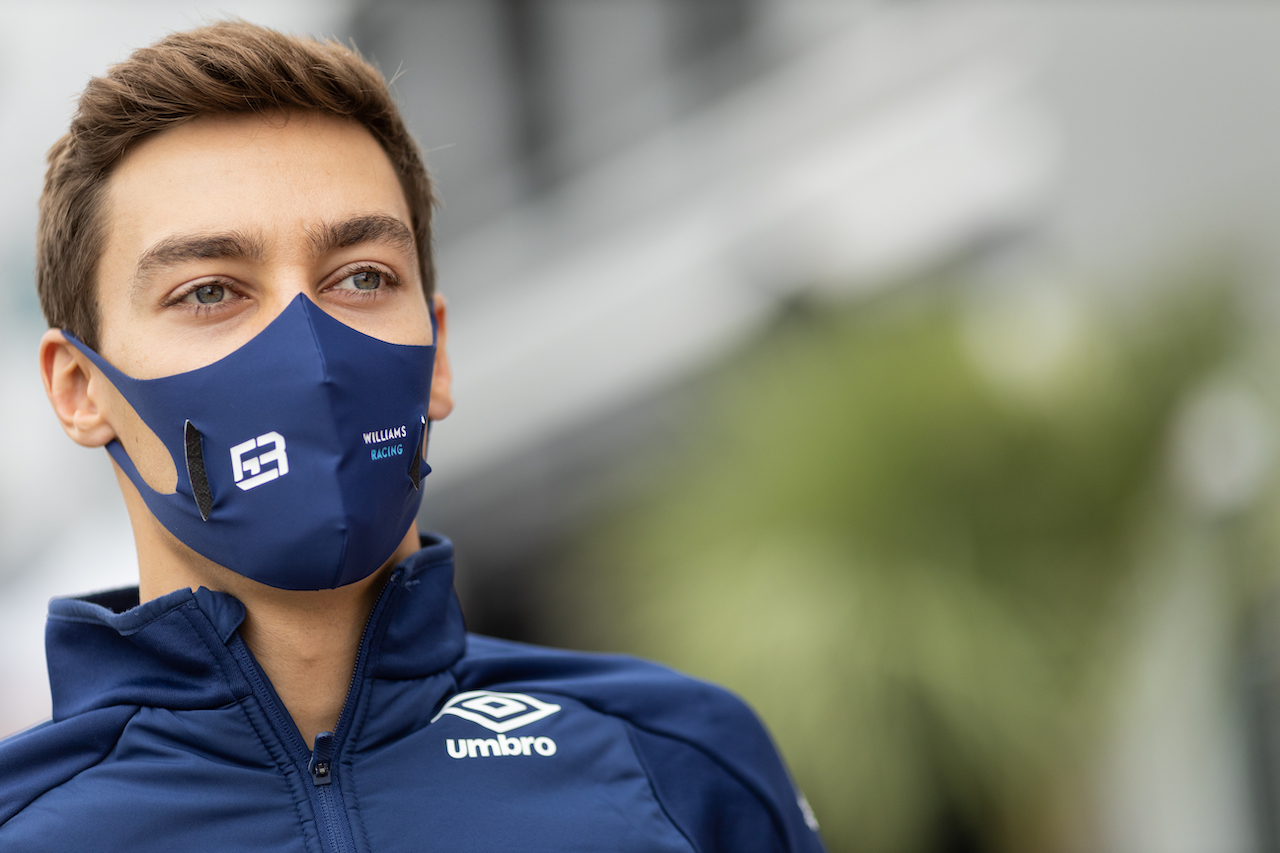 GP RUSSIA, George Russell (GBR) Williams Racing.
23.09.2021. Formula 1 World Championship, Rd 15, Russian Grand Prix, Sochi Autodrom, Sochi, Russia, Preparation Day.
- www.xpbimages.com, EMail: requests@xpbimages.com © Copyright: Bearne / XPB Images