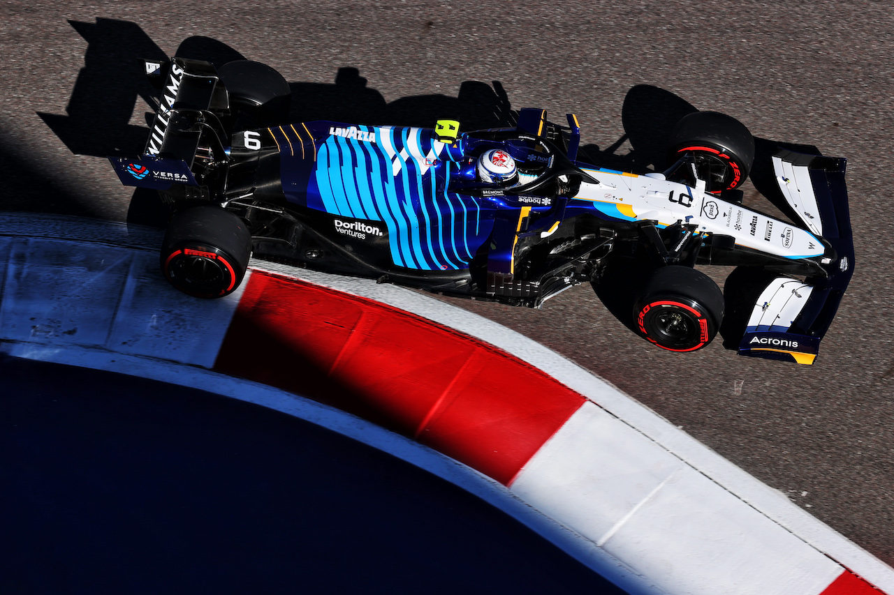 GP RUSSIA, Nicholas Latifi (CDN) Williams Racing FW43B.
24.09.2021. Formula 1 World Championship, Rd 15, Russian Grand Prix, Sochi Autodrom, Sochi, Russia, Practice Day.
- www.xpbimages.com, EMail: requests@xpbimages.com © Copyright: Batchelor / XPB Images
