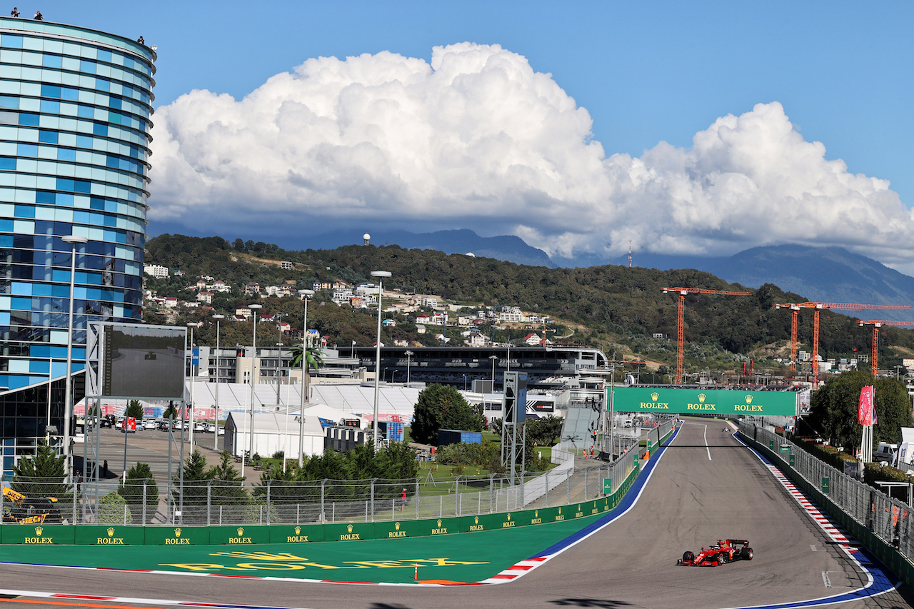 GP RUSSIA, Charles Leclerc (MON) Ferrari SF-21.
24.09.2021. Formula 1 World Championship, Rd 15, Russian Grand Prix, Sochi Autodrom, Sochi, Russia, Practice Day.
- www.xpbimages.com, EMail: requests@xpbimages.com © Copyright: Moy / XPB Images