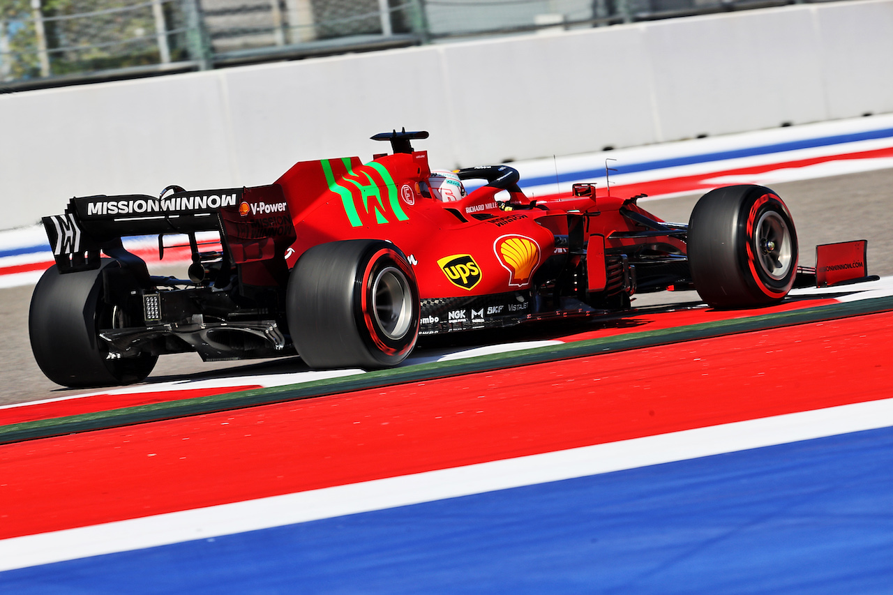 GP RUSSIA, Charles Leclerc (MON) Ferrari SF-21.
24.09.2021. Formula 1 World Championship, Rd 15, Russian Grand Prix, Sochi Autodrom, Sochi, Russia, Practice Day.
- www.xpbimages.com, EMail: requests@xpbimages.com © Copyright: Moy / XPB Images