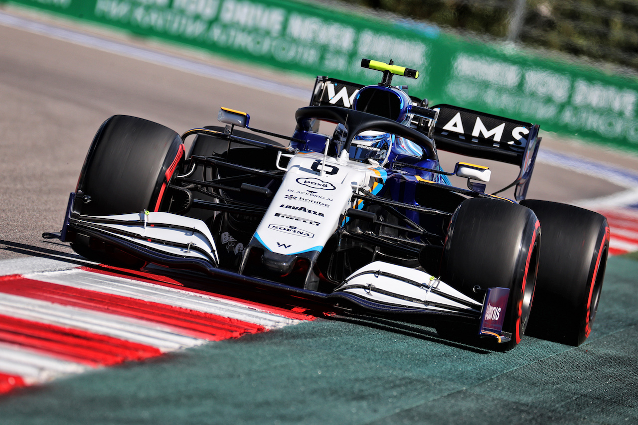 GP RUSSIA, Nicholas Latifi (CDN) Williams Racing FW43B.
24.09.2021. Formula 1 World Championship, Rd 15, Russian Grand Prix, Sochi Autodrom, Sochi, Russia, Practice Day.
- www.xpbimages.com, EMail: requests@xpbimages.com © Copyright: Batchelor / XPB Images