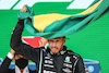 GP SAN PAOLO, Gara winner Lewis Hamilton (GBR) Mercedes AMG F1 celebrates on the podium.
14.11.2021. Formula 1 World Championship, Rd 19, Brazilian Grand Prix, Sao Paulo, Brazil, Gara Day.
- www.xpbimages.com, EMail: requests@xpbimages.com © Copyright: Charniaux / XPB Images