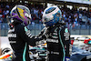 GP SAN PAOLO, (L to R): Gara winner Lewis Hamilton (GBR) Mercedes AMG F1 celebrates in parc ferme with third placed team mate Valtteri Bottas (FIN) Mercedes AMG F1.
14.11.2021. Formula 1 World Championship, Rd 19, Brazilian Grand Prix, Sao Paulo, Brazil, Gara Day.
- www.xpbimages.com, EMail: requests@xpbimages.com © Copyright: FIA Pool Image for Editorial Use Only