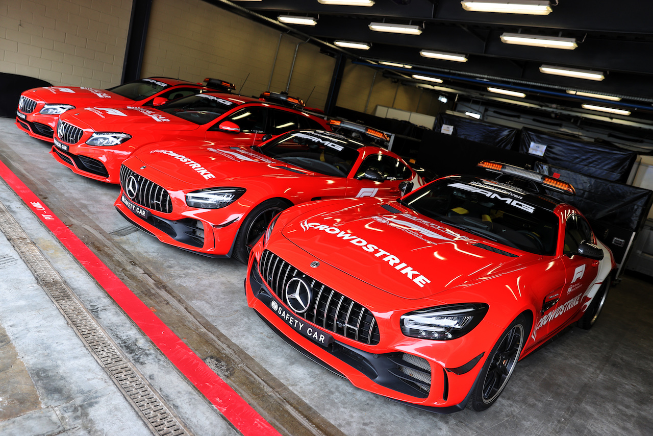 GP SAN PAOLO, Mercedes FIA Safety Cars.
11.11.2021. Formula 1 World Championship, Rd 19, Brazilian Grand Prix, Sao Paulo, Brazil, Preparation Day.
- www.xpbimages.com, EMail: requests@xpbimages.com © Copyright: Batchelor / XPB Images