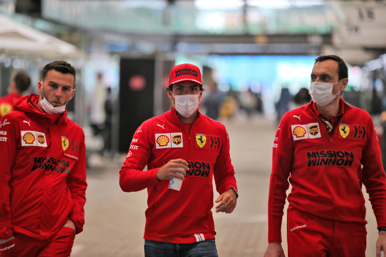 GP SAN PAOLO, Carlos Sainz Jr (ESP) Ferrari.
11.11.2021. Formula 1 World Championship, Rd 19, Brazilian Grand Prix, Sao Paulo, Brazil, Preparation Day.
- www.xpbimages.com, EMail: requests@xpbimages.com © Copyright: XPB Images