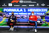 GP SAN PAOLO, (L to R): Sergio Perez (MEX) Red Bull Racing e Charles Leclerc (MON) Ferrari in the FIA Press Conference.
11.11.2021. Formula 1 World Championship, Rd 19, Brazilian Grand Prix, Sao Paulo, Brazil, Preparation Day.
- www.xpbimages.com, EMail: requests@xpbimages.com © Copyright: Carezzevoli / XPB Images