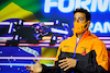 GP SAN PAOLO, Daniel Ricciardo (AUS) McLaren in the FIA Press Conference.
11.11.2021. Formula 1 World Championship, Rd 19, Brazilian Grand Prix, Sao Paulo, Brazil, Preparation Day.
- www.xpbimages.com, EMail: requests@xpbimages.com © Copyright: Carezzevoli / XPB Images