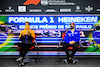 GP SAN PAOLO, (L to R): Daniel Ricciardo (AUS) McLaren e Nikita Mazepin (RUS) Haas F1 Team in the FIA Press Conference.
11.11.2021. Formula 1 World Championship, Rd 19, Brazilian Grand Prix, Sao Paulo, Brazil, Preparation Day.
- www.xpbimages.com, EMail: requests@xpbimages.com © Copyright: Carezzevoli / XPB Images