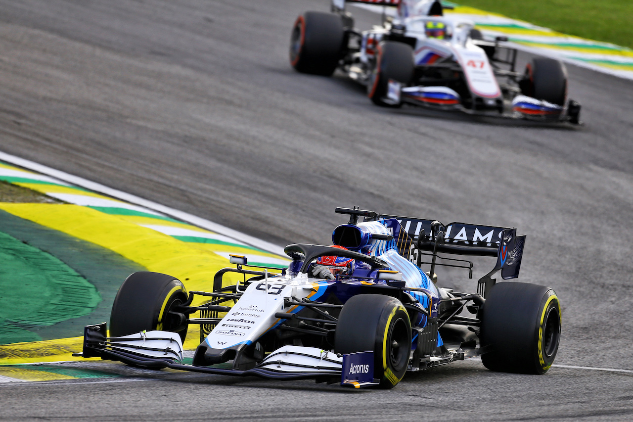 GP SAN PAOLO, George Russell (GBR) Williams Racing FW43B.
13.11.2021. Formula 1 World Championship, Rd 19, Brazilian Grand Prix, Sao Paulo, Brazil, Sprint Gara Day.
- www.xpbimages.com, EMail: requests@xpbimages.com © Copyright: XPB Images