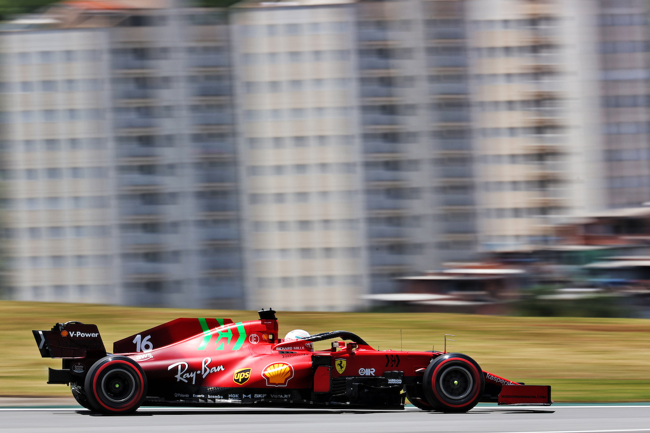 GP SAN PAOLO, Charles Leclerc (MON) Ferrari SF-21.
13.11.2021. Formula 1 World Championship, Rd 19, Brazilian Grand Prix, Sao Paulo, Brazil, Sprint Gara Day.
- www.xpbimages.com, EMail: requests@xpbimages.com © Copyright: Batchelor / XPB Images