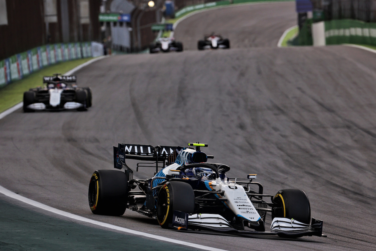 GP SAN PAOLO, Nicholas Latifi (CDN) Williams Racing FW43B.
13.11.2021. Formula 1 World Championship, Rd 19, Brazilian Grand Prix, Sao Paulo, Brazil, Sprint Gara Day.
- www.xpbimages.com, EMail: requests@xpbimages.com © Copyright: Batchelor / XPB Images