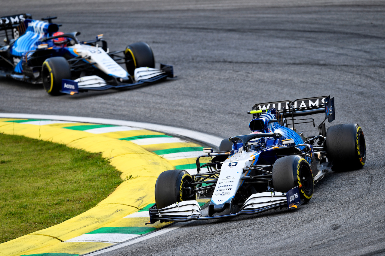 GP SAN PAOLO, Nicholas Latifi (CDN) Williams Racing FW43B.
13.11.2021. Formula 1 World Championship, Rd 19, Brazilian Grand Prix, Sao Paulo, Brazil, Sprint Gara Day.
- www.xpbimages.com, EMail: requests@xpbimages.com © Copyright: Carezzevoli / XPB Images