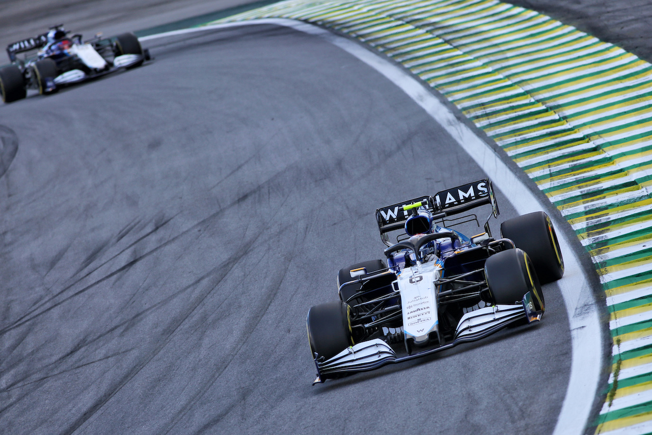 GP SAN PAOLO, Nicholas Latifi (CDN) Williams Racing FW43B.
13.11.2021. Formula 1 World Championship, Rd 19, Brazilian Grand Prix, Sao Paulo, Brazil, Sprint Gara Day.
- www.xpbimages.com, EMail: requests@xpbimages.com © Copyright: XPB Images