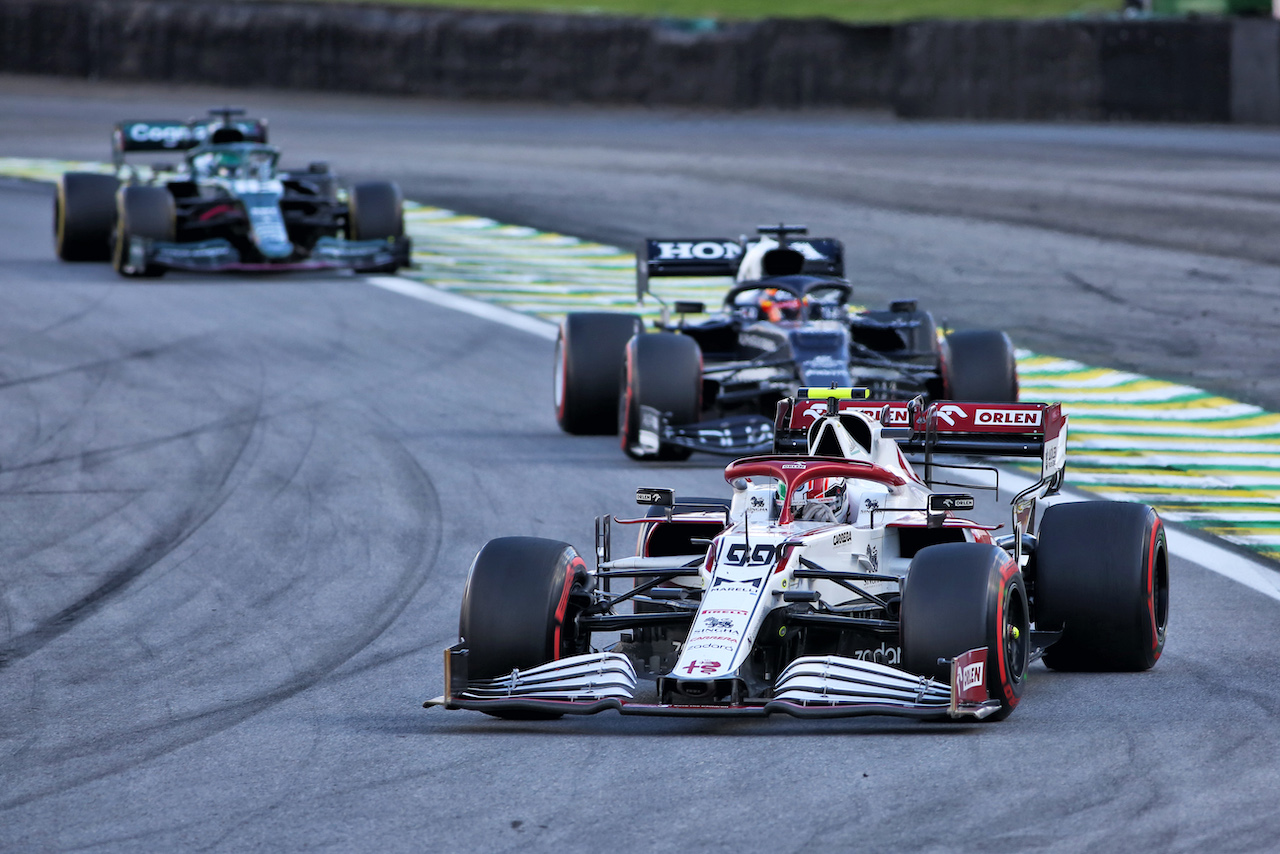 GP SAN PAOLO, Antonio Giovinazzi (ITA) Alfa Romeo Racing C41.
13.11.2021. Formula 1 World Championship, Rd 19, Brazilian Grand Prix, Sao Paulo, Brazil, Sprint Gara Day.
- www.xpbimages.com, EMail: requests@xpbimages.com © Copyright: XPB Images