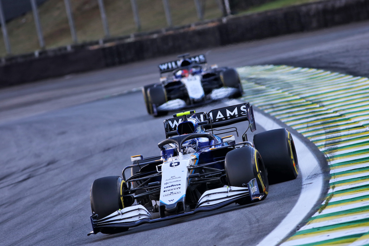 GP SAN PAOLO, Nicholas Latifi (CDN) Williams Racing FW43B.
13.11.2021. Formula 1 World Championship, Rd 19, Brazilian Grand Prix, Sao Paulo, Brazil, Sprint Gara Day.
- www.xpbimages.com, EMail: requests@xpbimages.com © Copyright: XPB Images