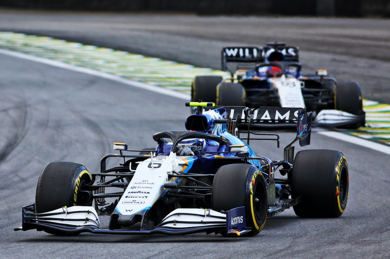 GP SAN PAOLO, Nicholas Latifi (CDN) Williams Racing FW43B.
13.11.2021. Formula 1 World Championship, Rd 19, Brazilian Grand Prix, Sao Paulo, Brazil, Sprint Gara Day.
- www.xpbimages.com, EMail: requests@xpbimages.com © Copyright: XPB Images