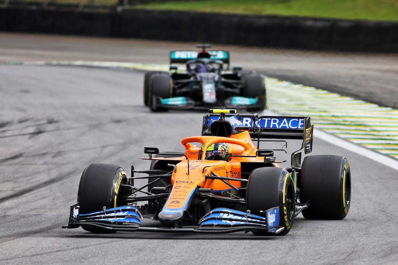 GP SAN PAOLO, Lando Norris (GBR) McLaren MCL35M.
13.11.2021. Formula 1 World Championship, Rd 19, Brazilian Grand Prix, Sao Paulo, Brazil, Sprint Gara Day.
- www.xpbimages.com, EMail: requests@xpbimages.com © Copyright: XPB Images