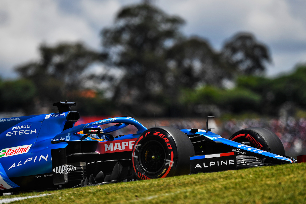 GP SAN PAOLO, Fernando Alonso (ESP) Alpine F1 Team A521.
13.11.2021. Formula 1 World Championship, Rd 19, Brazilian Grand Prix, Sao Paulo, Brazil, Sprint Gara Day.
- www.xpbimages.com, EMail: requests@xpbimages.com © Copyright: Carezzevoli / XPB Images