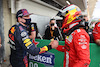 GP SAN PAOLO, Max Verstappen (NLD) Red Bull Racing RB16B e Carlos Sainz Jr (ESP) Ferrari SF-21.
13.11.2021. Formula 1 World Championship, Rd 19, Brazilian Grand Prix, Sao Paulo, Brazil, Sprint Gara Day.
- www.xpbimages.com, EMail: requests@xpbimages.com ¬© Copyright: Batchelor / XPB Images