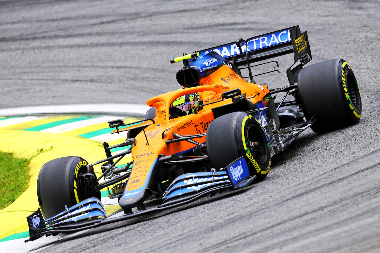 GP SAN PAOLO, Lando Norris (GBR) McLaren MCL35M.
12.11.2021. Formula 1 World Championship, Rd 19, Brazilian Grand Prix, Sao Paulo, Brazil, Qualifiche Day.
- www.xpbimages.com, EMail: requests@xpbimages.com © Copyright: XPB Images