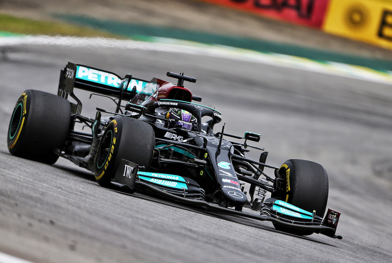 GP SAN PAOLO, Lewis Hamilton (GBR) Mercedes AMG F1 W12.
12.11.2021. Formula 1 World Championship, Rd 19, Brazilian Grand Prix, Sao Paulo, Brazil, Qualifiche Day.
- www.xpbimages.com, EMail: requests@xpbimages.com © Copyright: XPB Images