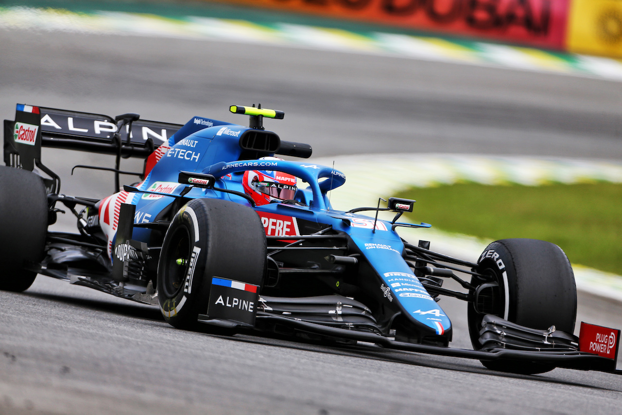 GP SAN PAOLO, Esteban Ocon (FRA) Alpine F1 Team A521.
12.11.2021. Formula 1 World Championship, Rd 19, Brazilian Grand Prix, Sao Paulo, Brazil, Qualifiche Day.
- www.xpbimages.com, EMail: requests@xpbimages.com © Copyright: XPB Images