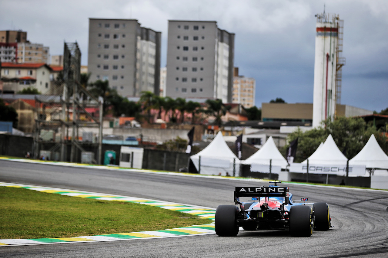 GP SAN PAOLO, Esteban Ocon (FRA) Alpine F1 Team A521.
12.11.2021. Formula 1 World Championship, Rd 19, Brazilian Grand Prix, Sao Paulo, Brazil, Qualifiche Day.
- www.xpbimages.com, EMail: requests@xpbimages.com © Copyright: XPB Images