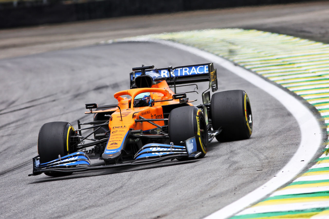 GP SAN PAOLO, Daniel Ricciardo (AUS) McLaren MCL35M.
12.11.2021. Formula 1 World Championship, Rd 19, Brazilian Grand Prix, Sao Paulo, Brazil, Qualifiche Day.
- www.xpbimages.com, EMail: requests@xpbimages.com © Copyright: XPB Images