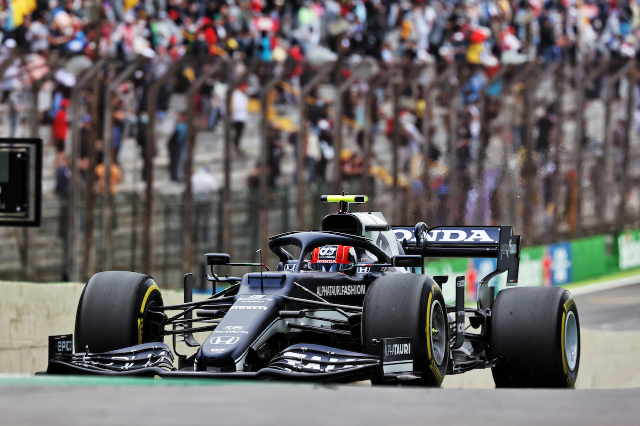 GP SAN PAOLO, Pierre Gasly (FRA) AlphaTauri AT02.
12.11.2021. Formula 1 World Championship, Rd 19, Brazilian Grand Prix, Sao Paulo, Brazil, Qualifiche Day.
- www.xpbimages.com, EMail: requests@xpbimages.com © Copyright: Batchelor / XPB Images