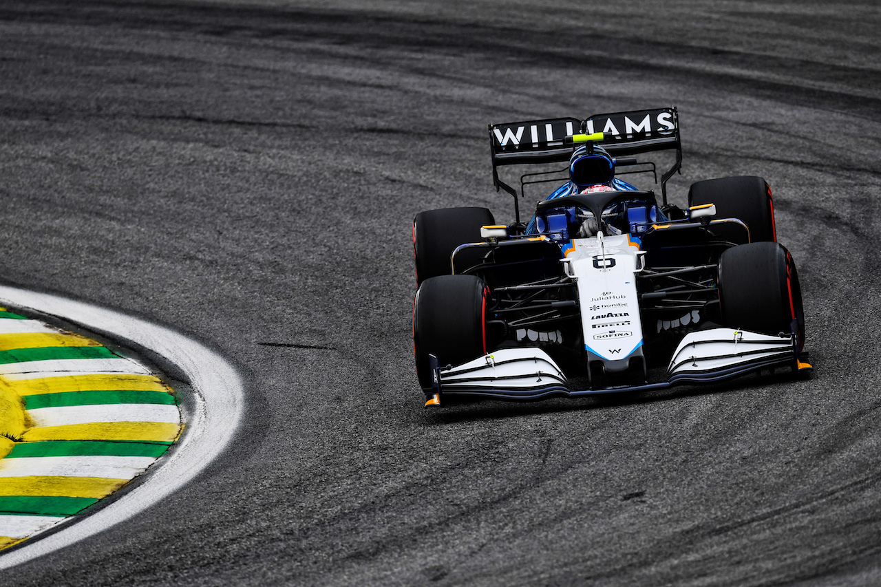 GP SAN PAOLO, Nicholas Latifi (CDN) Williams Racing FW43B.
12.11.2021. Formula 1 World Championship, Rd 19, Brazilian Grand Prix, Sao Paulo, Brazil, Qualifiche Day.
- www.xpbimages.com, EMail: requests@xpbimages.com © Copyright: Carezzevoli / XPB Images