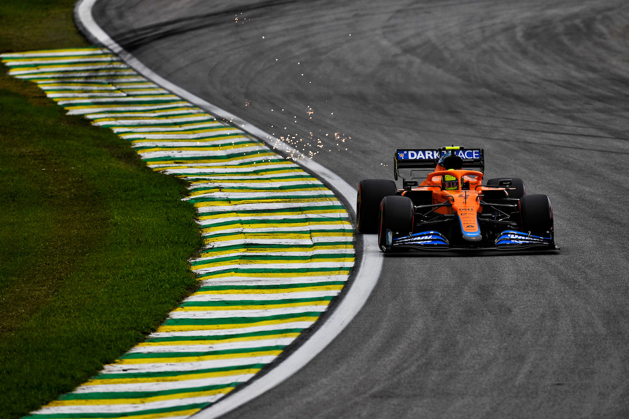 GP SAN PAOLO, Lando Norris (GBR) McLaren MCL35M.
12.11.2021. Formula 1 World Championship, Rd 19, Brazilian Grand Prix, Sao Paulo, Brazil, Qualifiche Day.
- www.xpbimages.com, EMail: requests@xpbimages.com © Copyright: Carezzevoli / XPB Images