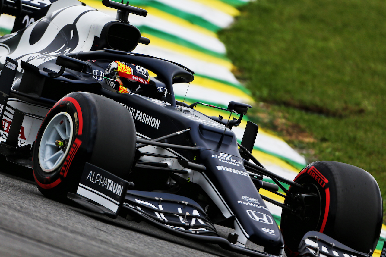 GP SAN PAOLO, Yuki Tsunoda (JPN) AlphaTauri AT02.
12.11.2021. Formula 1 World Championship, Rd 19, Brazilian Grand Prix, Sao Paulo, Brazil, Qualifiche Day.
- www.xpbimages.com, EMail: requests@xpbimages.com © Copyright: XPB Images