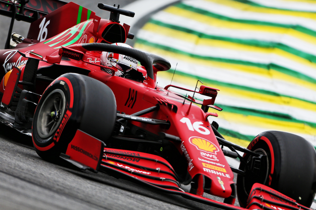 GP SAN PAOLO, Charles Leclerc (MON) Ferrari SF-21.
12.11.2021. Formula 1 World Championship, Rd 19, Brazilian Grand Prix, Sao Paulo, Brazil, Qualifiche Day.
- www.xpbimages.com, EMail: requests@xpbimages.com © Copyright: XPB Images