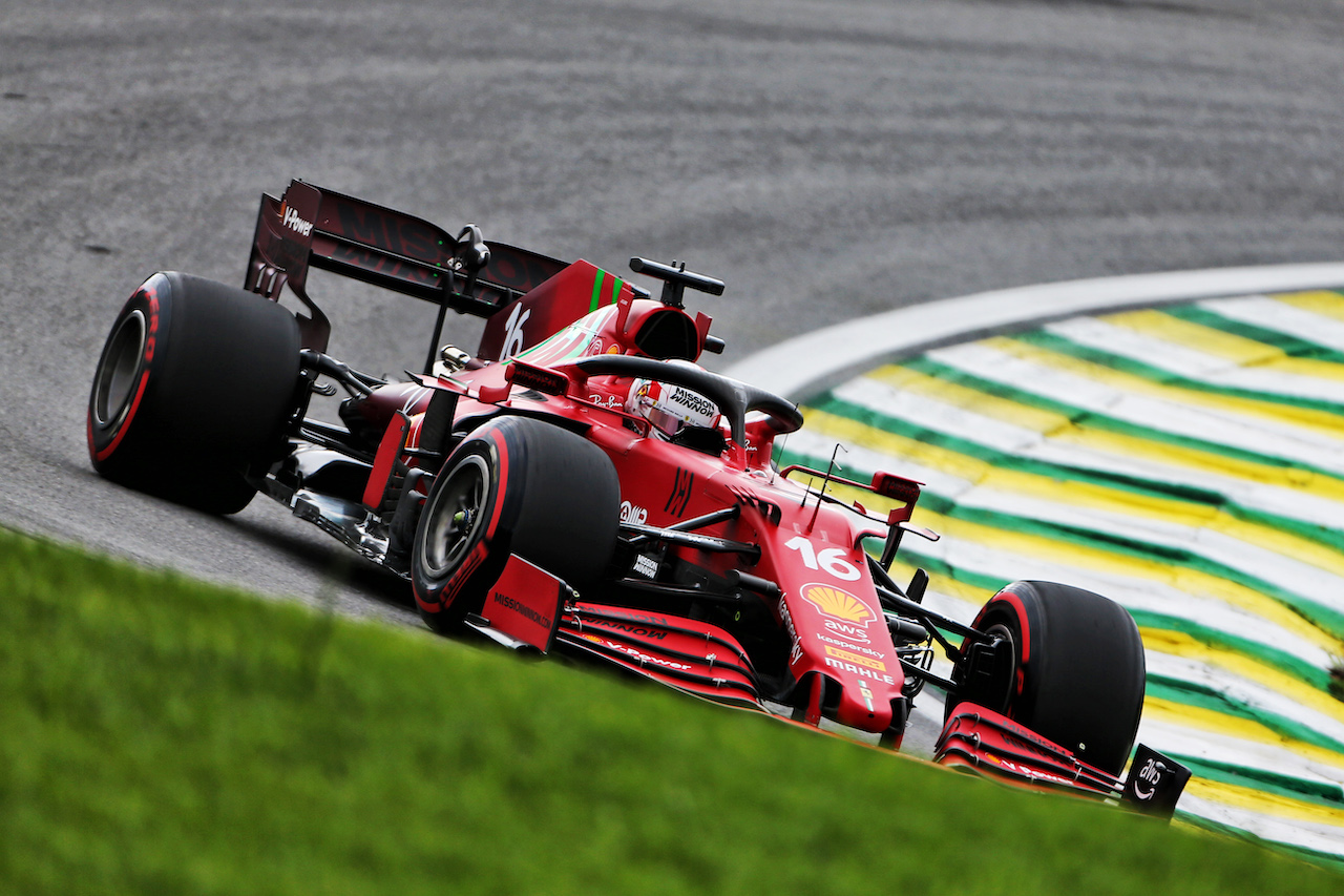 GP SAN PAOLO, Charles Leclerc (MON) Ferrari SF-21.
12.11.2021. Formula 1 World Championship, Rd 19, Brazilian Grand Prix, Sao Paulo, Brazil, Qualifiche Day.
- www.xpbimages.com, EMail: requests@xpbimages.com © Copyright: XPB Images