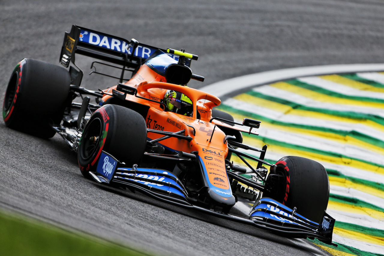 GP SAN PAOLO, Lando Norris (GBR) McLaren MCL35M.
12.11.2021. Formula 1 World Championship, Rd 19, Brazilian Grand Prix, Sao Paulo, Brazil, Qualifiche Day.
- www.xpbimages.com, EMail: requests@xpbimages.com © Copyright: XPB Images