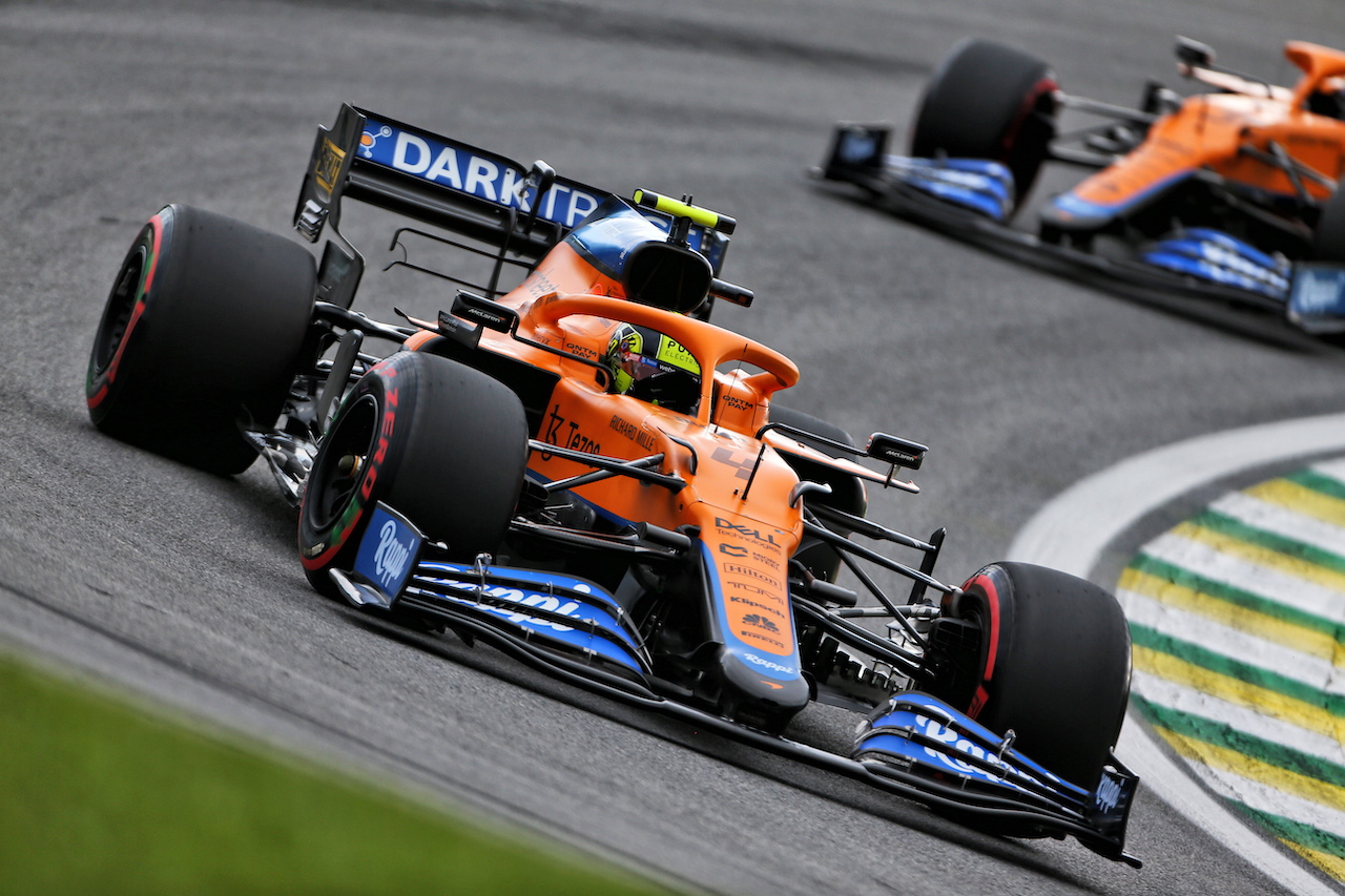 GP SAN PAOLO, Lando Norris (GBR) McLaren MCL35M.
12.11.2021. Formula 1 World Championship, Rd 19, Brazilian Grand Prix, Sao Paulo, Brazil, Qualifiche Day.
- www.xpbimages.com, EMail: requests@xpbimages.com © Copyright: XPB Images