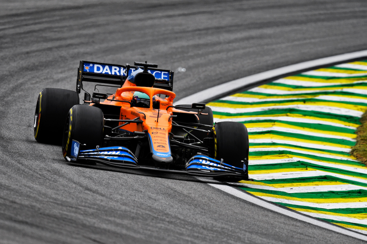 GP SAN PAOLO, Daniel Ricciardo (AUS) McLaren MCL35M.
12.11.2021. Formula 1 World Championship, Rd 19, Brazilian Grand Prix, Sao Paulo, Brazil, Qualifiche Day.
- www.xpbimages.com, EMail: requests@xpbimages.com © Copyright: Carezzevoli / XPB Images