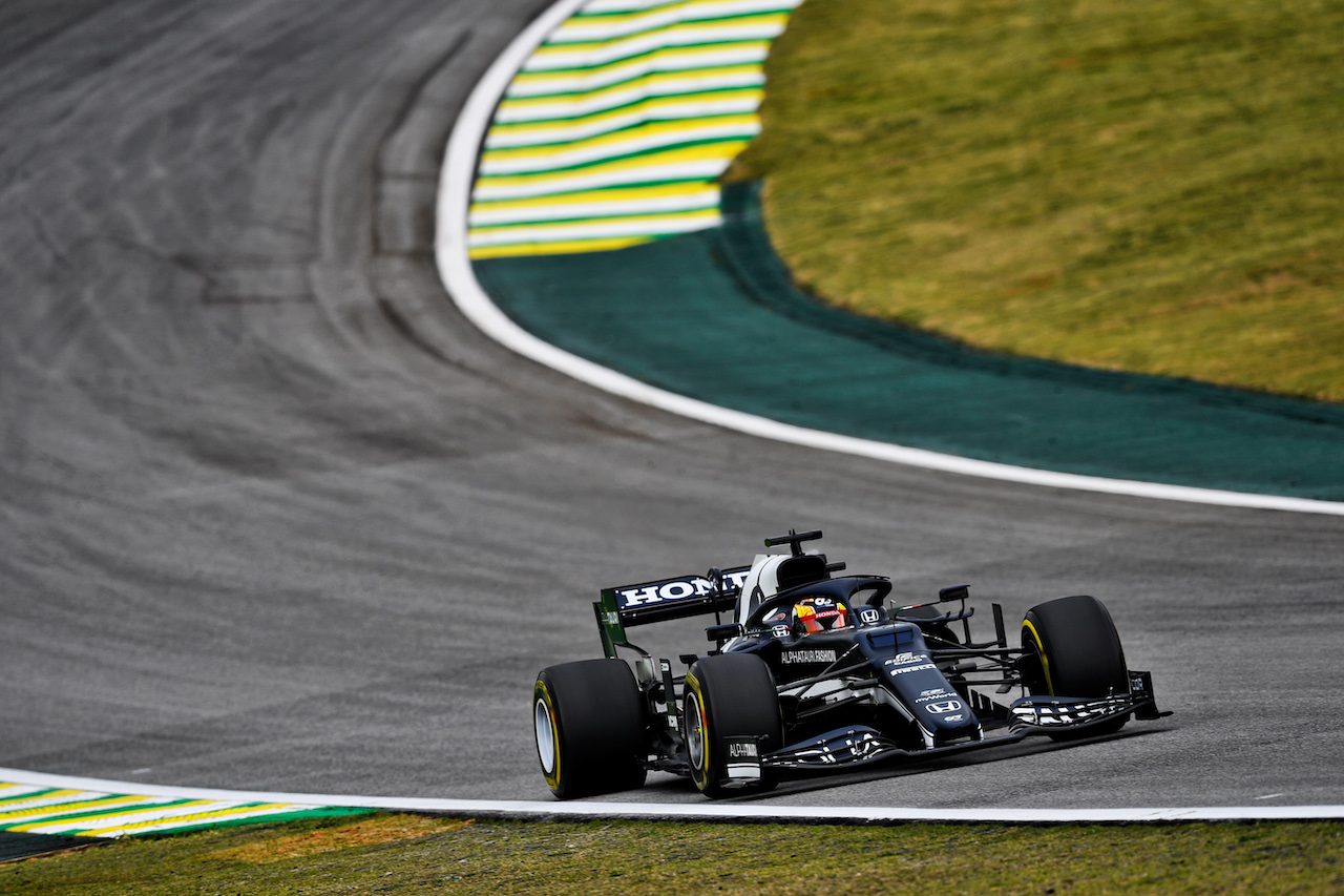 GP SAN PAOLO, Yuki Tsunoda (JPN) AlphaTauri AT02.
12.11.2021. Formula 1 World Championship, Rd 19, Brazilian Grand Prix, Sao Paulo, Brazil, Qualifiche Day.
- www.xpbimages.com, EMail: requests@xpbimages.com © Copyright: Carezzevoli / XPB Images