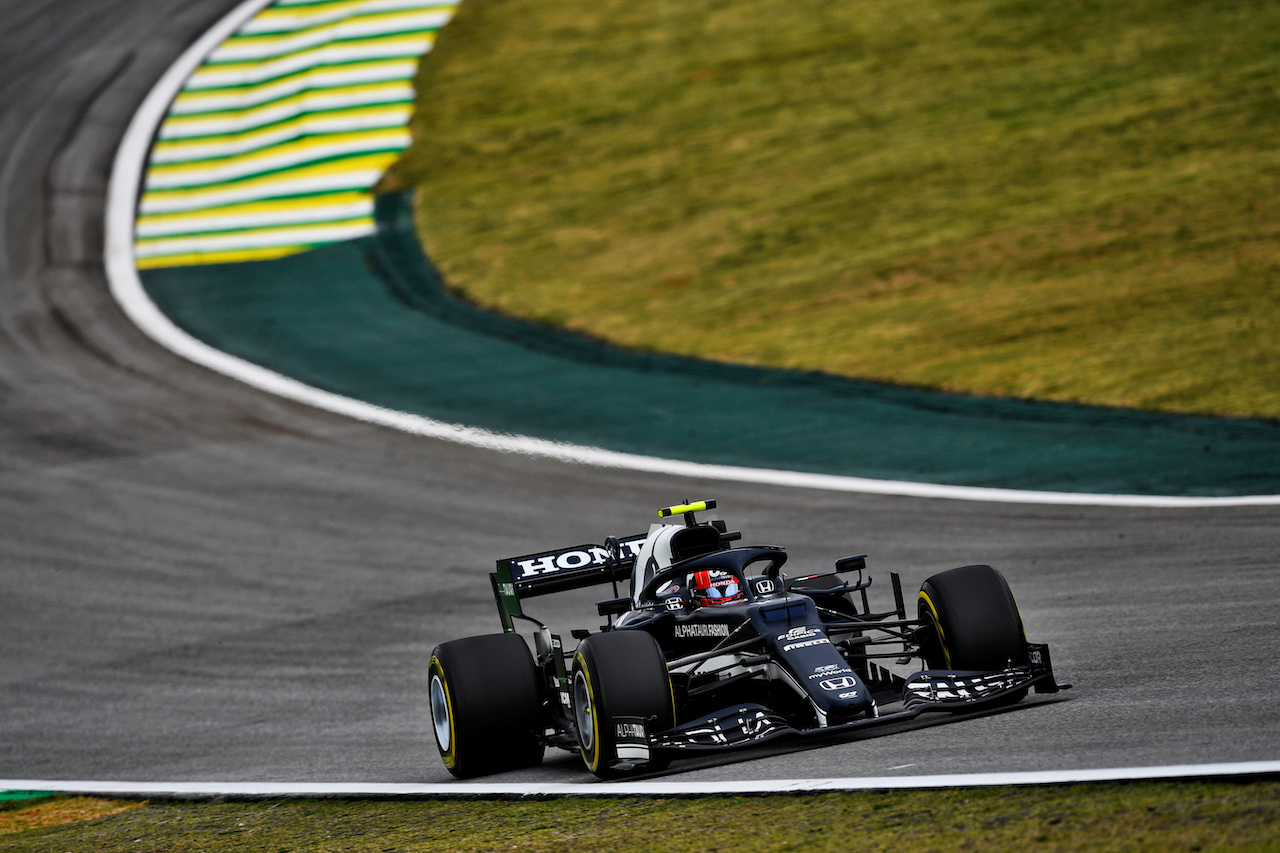 GP SAN PAOLO, Pierre Gasly (FRA) AlphaTauri AT02.
12.11.2021. Formula 1 World Championship, Rd 19, Brazilian Grand Prix, Sao Paulo, Brazil, Qualifiche Day.
- www.xpbimages.com, EMail: requests@xpbimages.com © Copyright: Carezzevoli / XPB Images