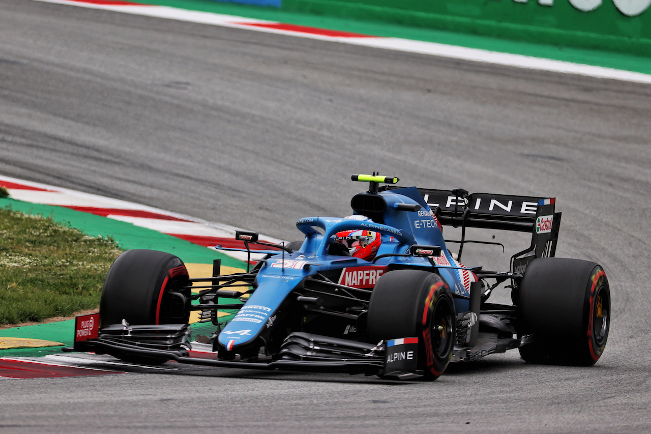 GP SPAGNA, Esteban Ocon (FRA) Alpine F1 Team A521.
09.05.2021. Formula 1 World Championship, Rd 4, Spanish Grand Prix, Barcelona, Spain, Gara Day.
- www.xpbimages.com, EMail: requests@xpbimages.com © Copyright: Batchelor / XPB Images