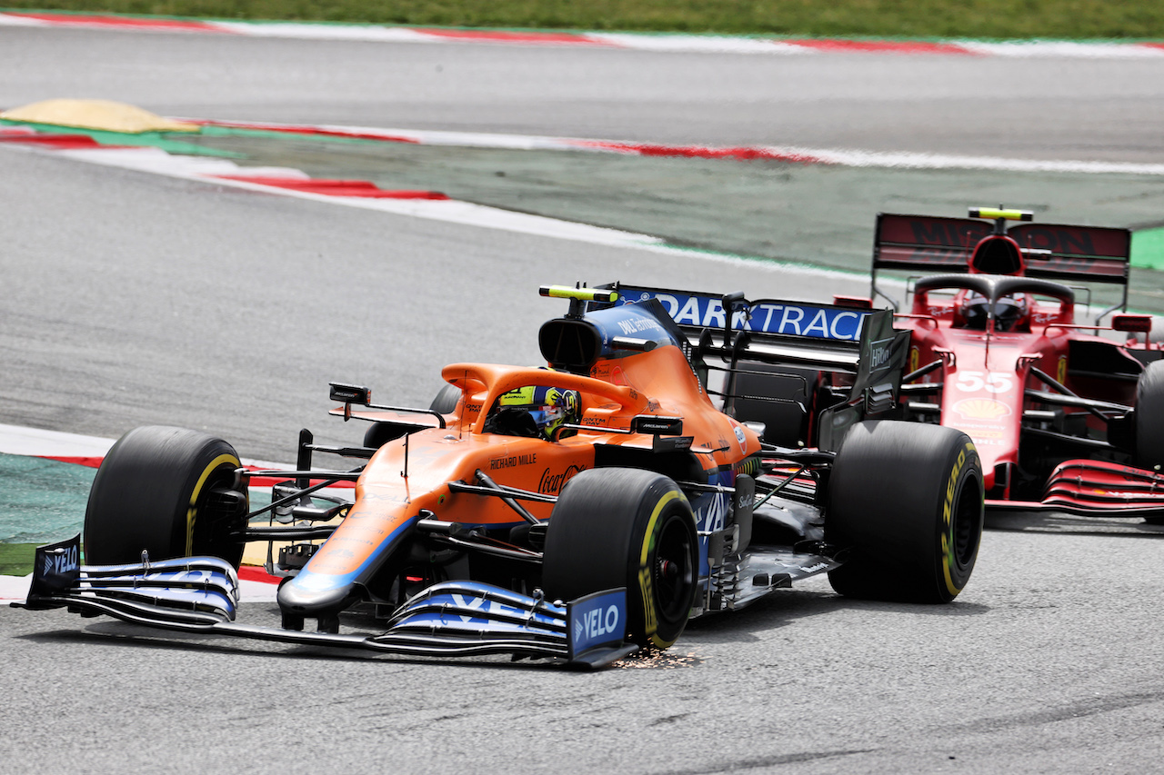 GP SPAGNA, Lando Norris (GBR) McLaren MCL35M.
09.05.2021. Formula 1 World Championship, Rd 4, Spanish Grand Prix, Barcelona, Spain, Gara Day.
- www.xpbimages.com, EMail: requests@xpbimages.com © Copyright: Batchelor / XPB Images