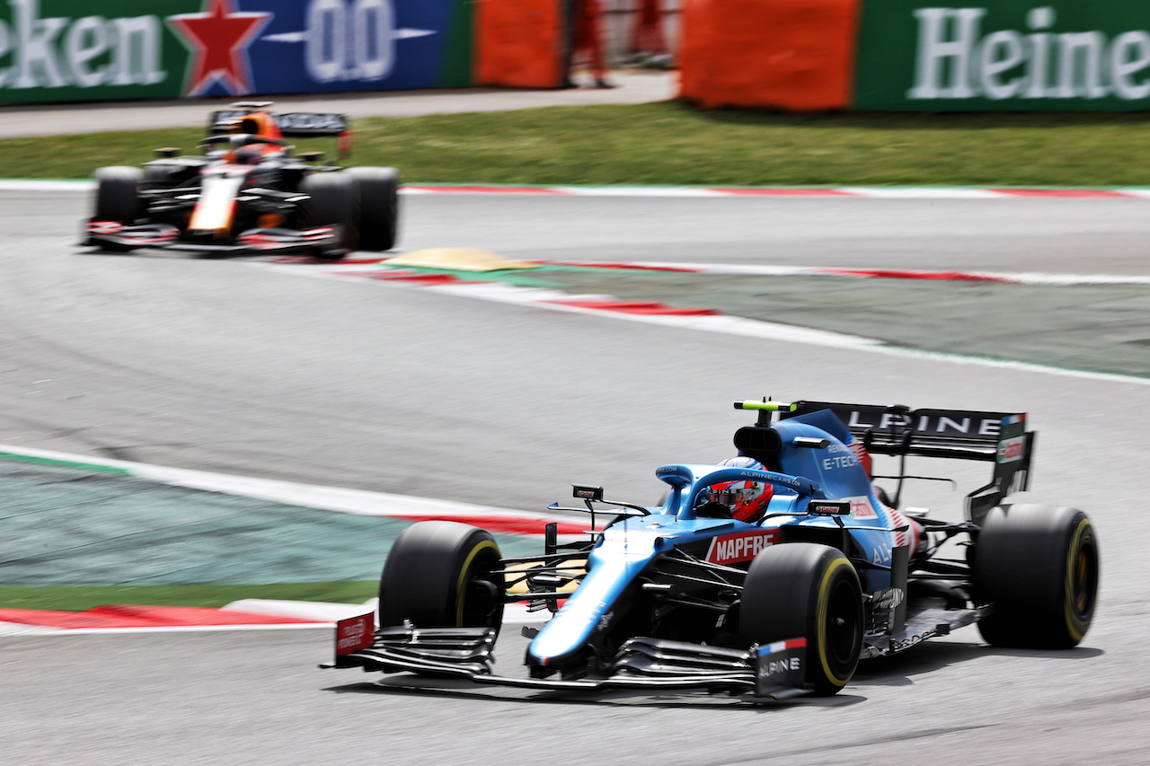 GP SPAGNA, Esteban Ocon (FRA) Alpine F1 Team A521.
09.05.2021. Formula 1 World Championship, Rd 4, Spanish Grand Prix, Barcelona, Spain, Gara Day.
- www.xpbimages.com, EMail: requests@xpbimages.com © Copyright: Batchelor / XPB Images