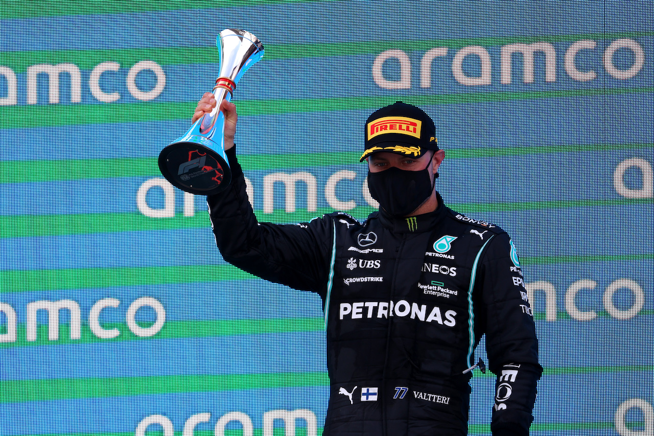 GP SPAGNA, 3rd place Valtteri Bottas (FIN) Mercedes AMG F1.
09.05.2021. Formula 1 World Championship, Rd 4, Spanish Grand Prix, Barcelona, Spain, Gara Day.
- www.xpbimages.com, EMail: requests@xpbimages.com © Copyright: Batchelor / XPB Images
