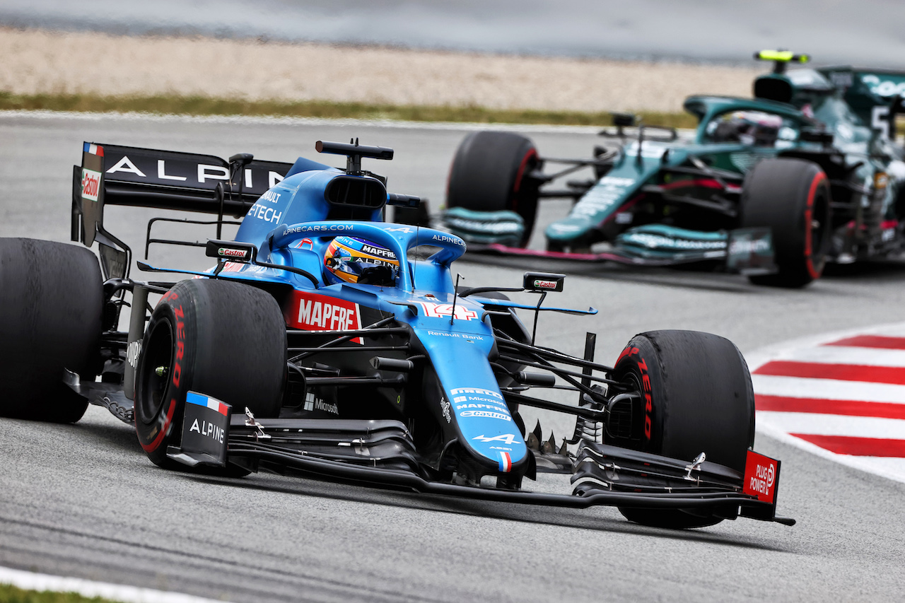 GP SPAGNA, Fernando Alonso (ESP) Alpine F1 Team A521.
09.05.2021. Formula 1 World Championship, Rd 4, Spanish Grand Prix, Barcelona, Spain, Gara Day.
- www.xpbimages.com, EMail: requests@xpbimages.com © Copyright: Moy / XPB Images