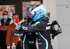 GP SPAGNA, (L to R): Gara winner Lewis Hamilton (GBR) Mercedes AMG F1 celebrates in parc ferme with team mate Valtteri Bottas (FIN) Mercedes AMG F1.
09.05.2021. Formula 1 World Championship, Rd 4, Spanish Grand Prix, Barcelona, Spain, Gara Day.
- www.xpbimages.com, EMail: requests@xpbimages.com © Copyright: FIA Pool Image for Editorial Use Only