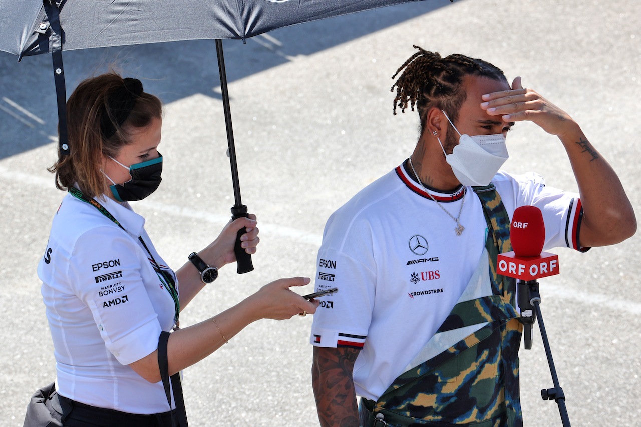 GP SPAGNA, Lewis Hamilton (GBR) Mercedes AMG F1.
06.05.2021. Formula 1 World Championship, Rd 4, Spanish Grand Prix, Barcelona, Spain, Preparation Day.
- www.xpbimages.com, EMail: requests@xpbimages.com © Copyright: Batchelor / XPB Images