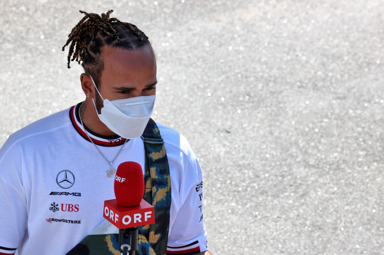 GP SPAGNA, Lewis Hamilton (GBR) Mercedes AMG F1.
06.05.2021. Formula 1 World Championship, Rd 4, Spanish Grand Prix, Barcelona, Spain, Preparation Day.
- www.xpbimages.com, EMail: requests@xpbimages.com © Copyright: Batchelor / XPB Images