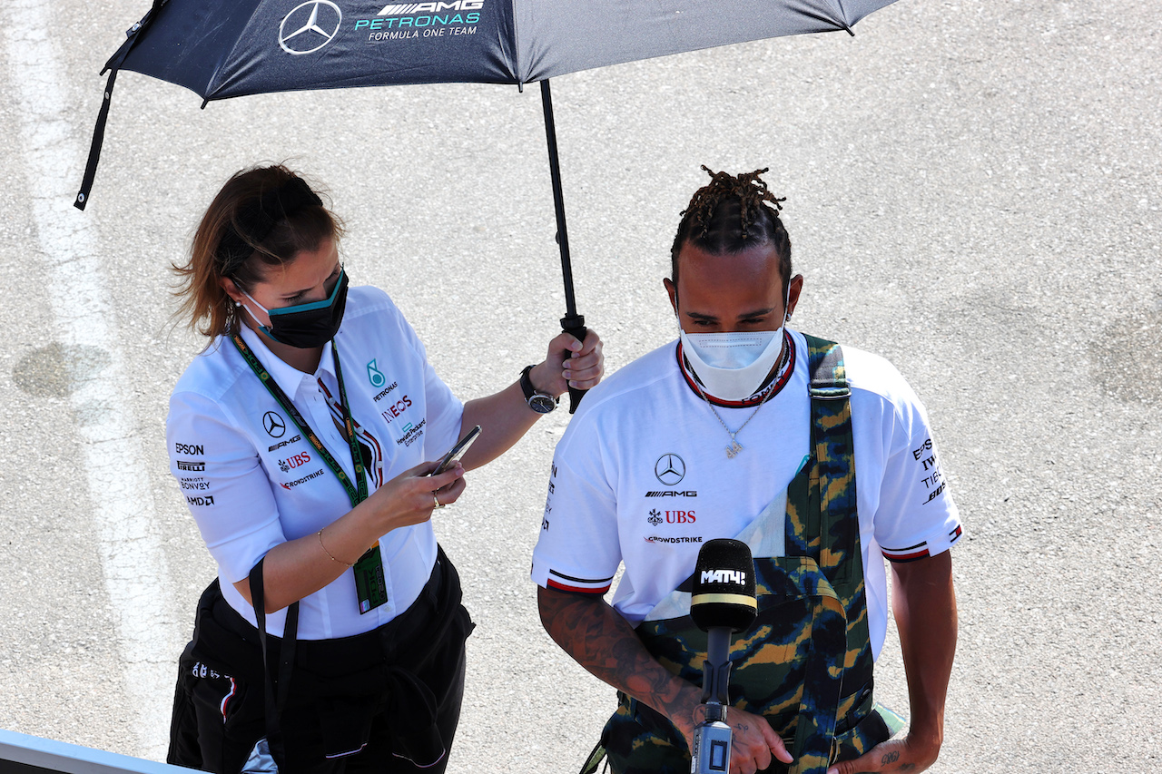 GP SPAGNA, Lewis Hamilton (GBR) Mercedes AMG F1.
06.05.2021. Formula 1 World Championship, Rd 4, Spanish Grand Prix, Barcelona, Spain, Preparation Day.
- www.xpbimages.com, EMail: requests@xpbimages.com © Copyright: Batchelor / XPB Images